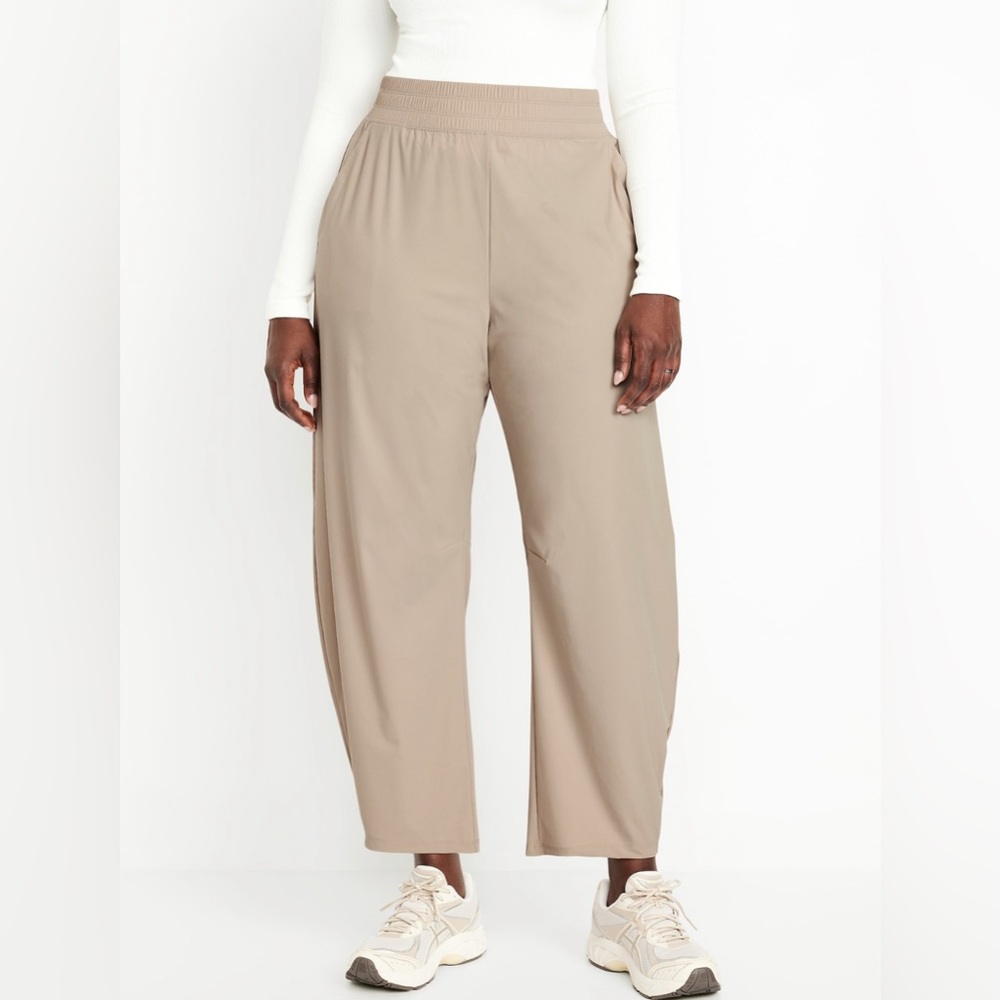 High waisted sleek tech barrel ankle pants - Picture 5 of 5